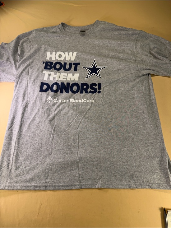 Gildan Other - Gray T-shirt how about those donors from the Carter blood bank? I’ll play on the